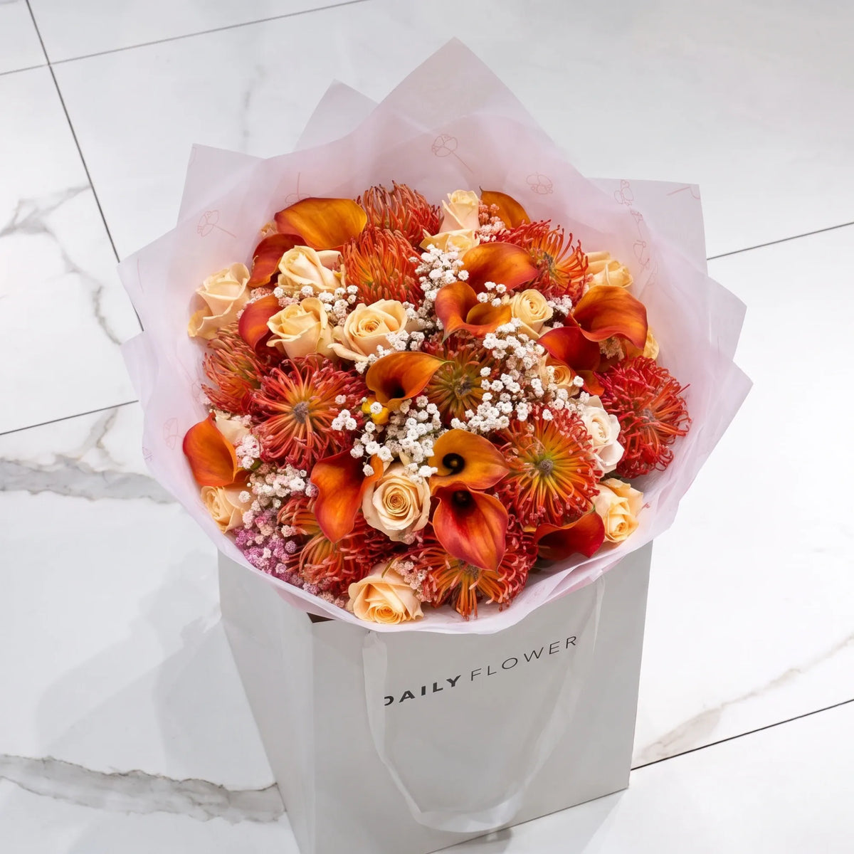 Fireplace Feast Flowers bouquet Daily Flowers Amsterdam