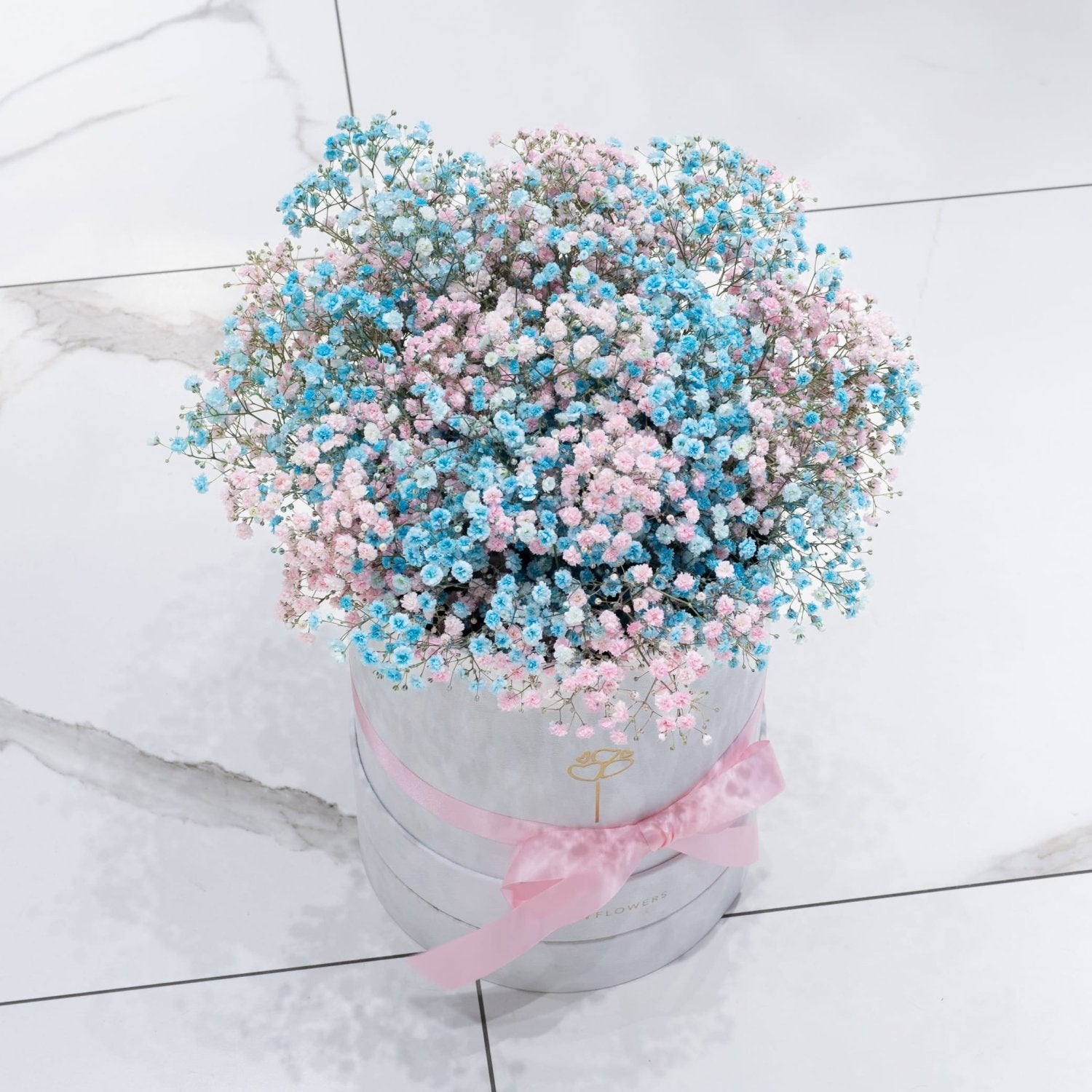 Gender Reveal Box flower bouquet gift Daily Flowers