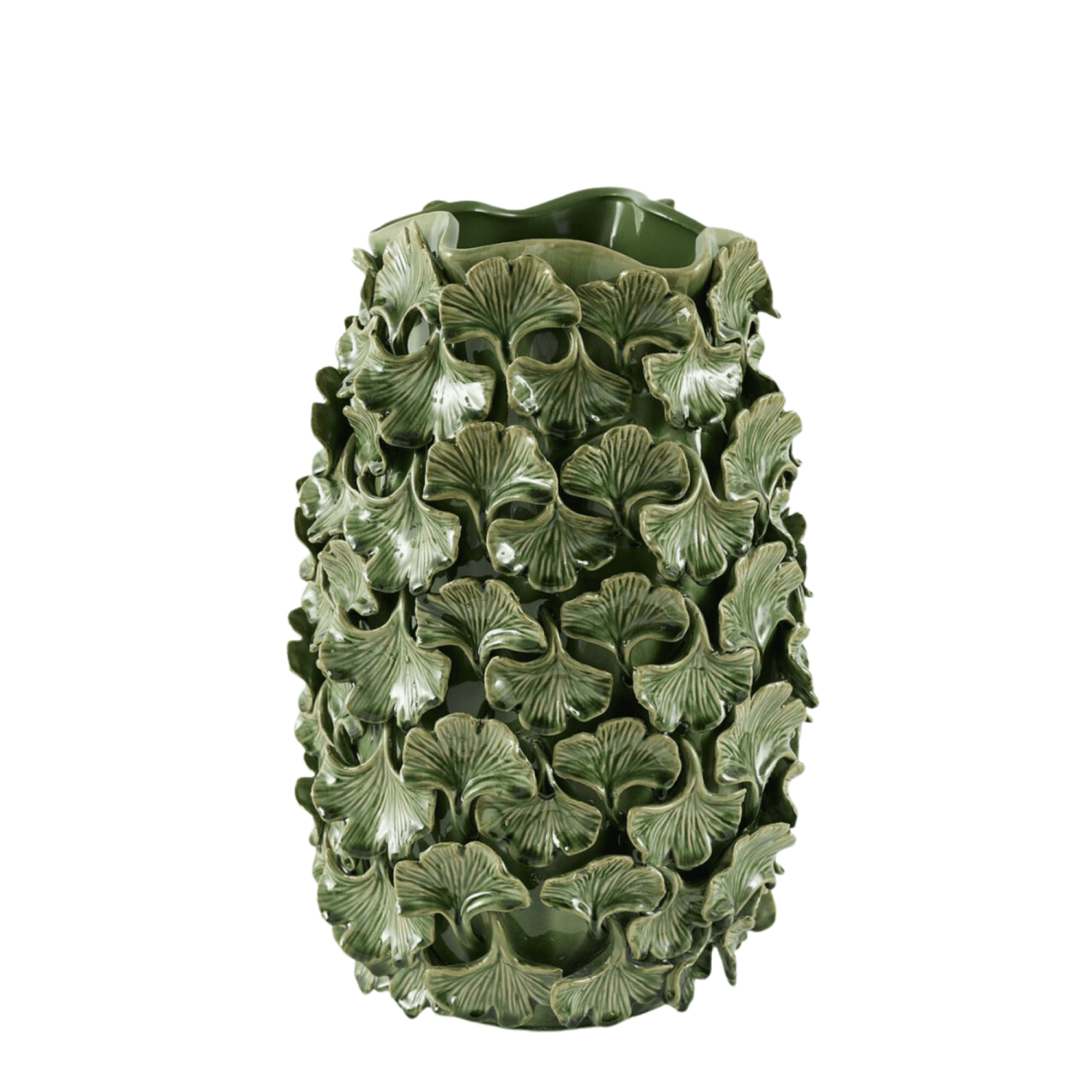 Ginkgo Biloba Vase, glass vase by Daily Flowers