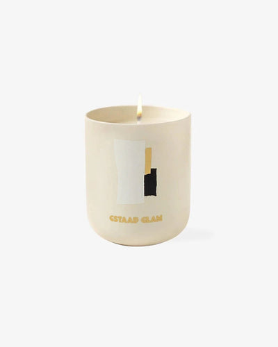 Assouline Gstaad Glam Travel candle side view