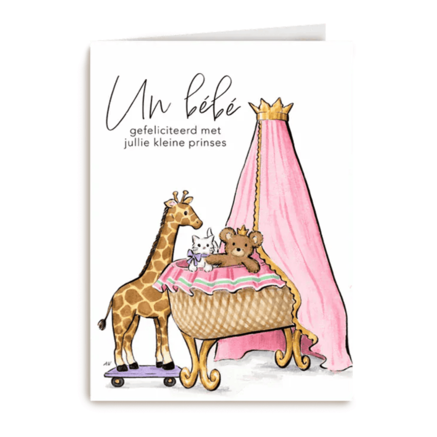Geboorte meisje kaart