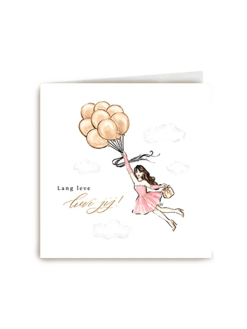 Luxurious Postcard Lieve jij greeting card