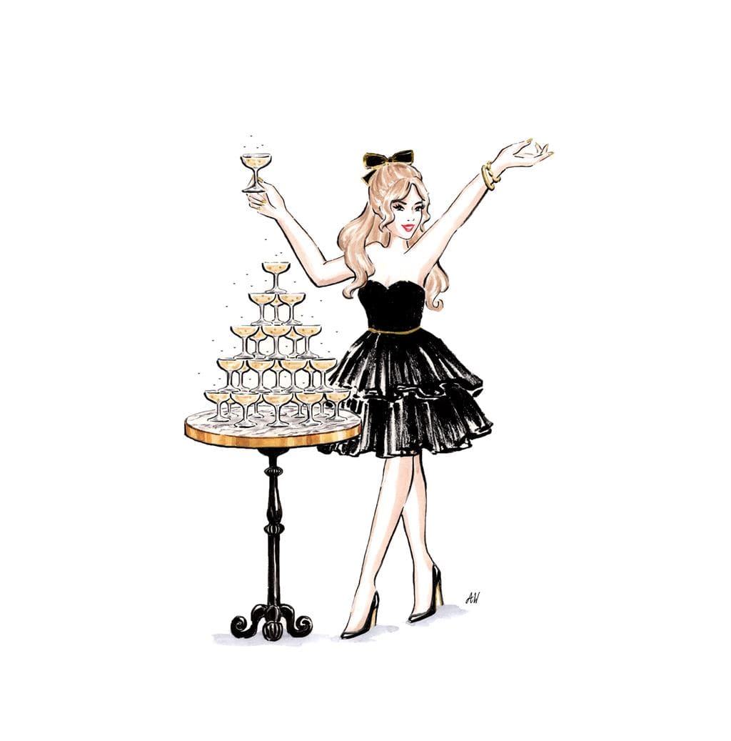 Luxurious Postcard Madame greeting card