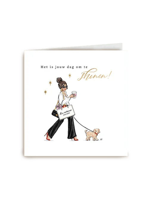 Luxurious Postcard Shinen greeting card