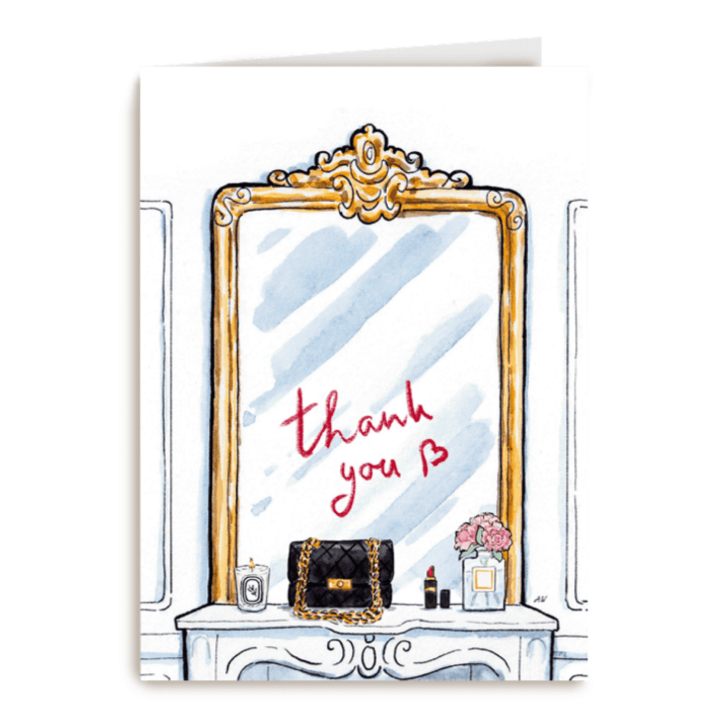 Thank you postcard