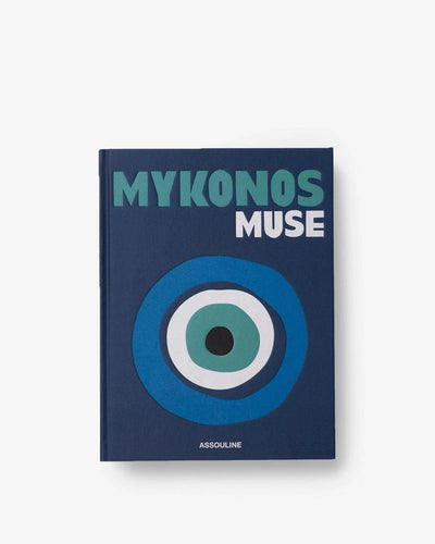 Assouline Mykonos Muse coffee table book back cover