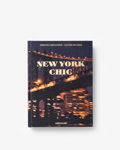 Assouline New York Chic coffee table book back cover