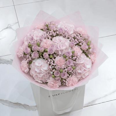 Perfect Pastel medium flower bouquet Daily Flowers Amsterdam