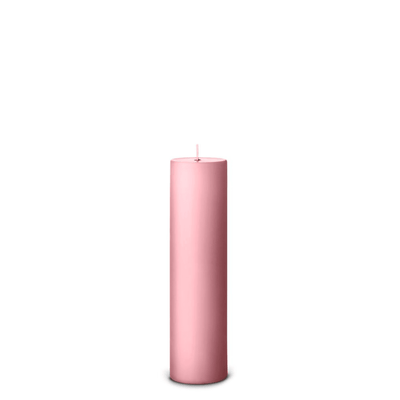 Cherry Bloom pillar candle side view