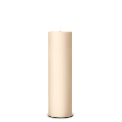 Ice Latte pillar candle tall