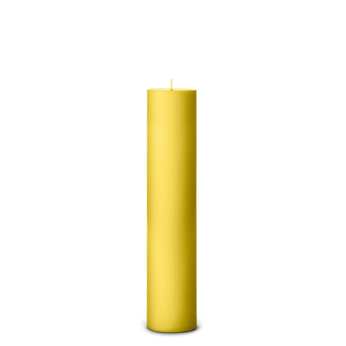 Lemon Drop pillar candle detail