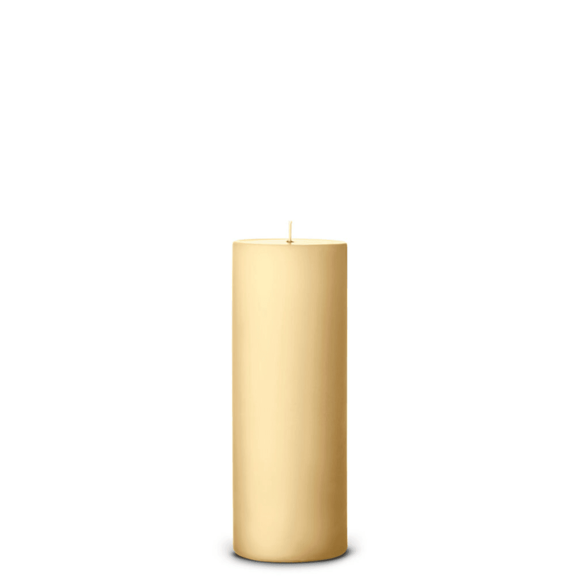 Pale Ginger pillar candle set
