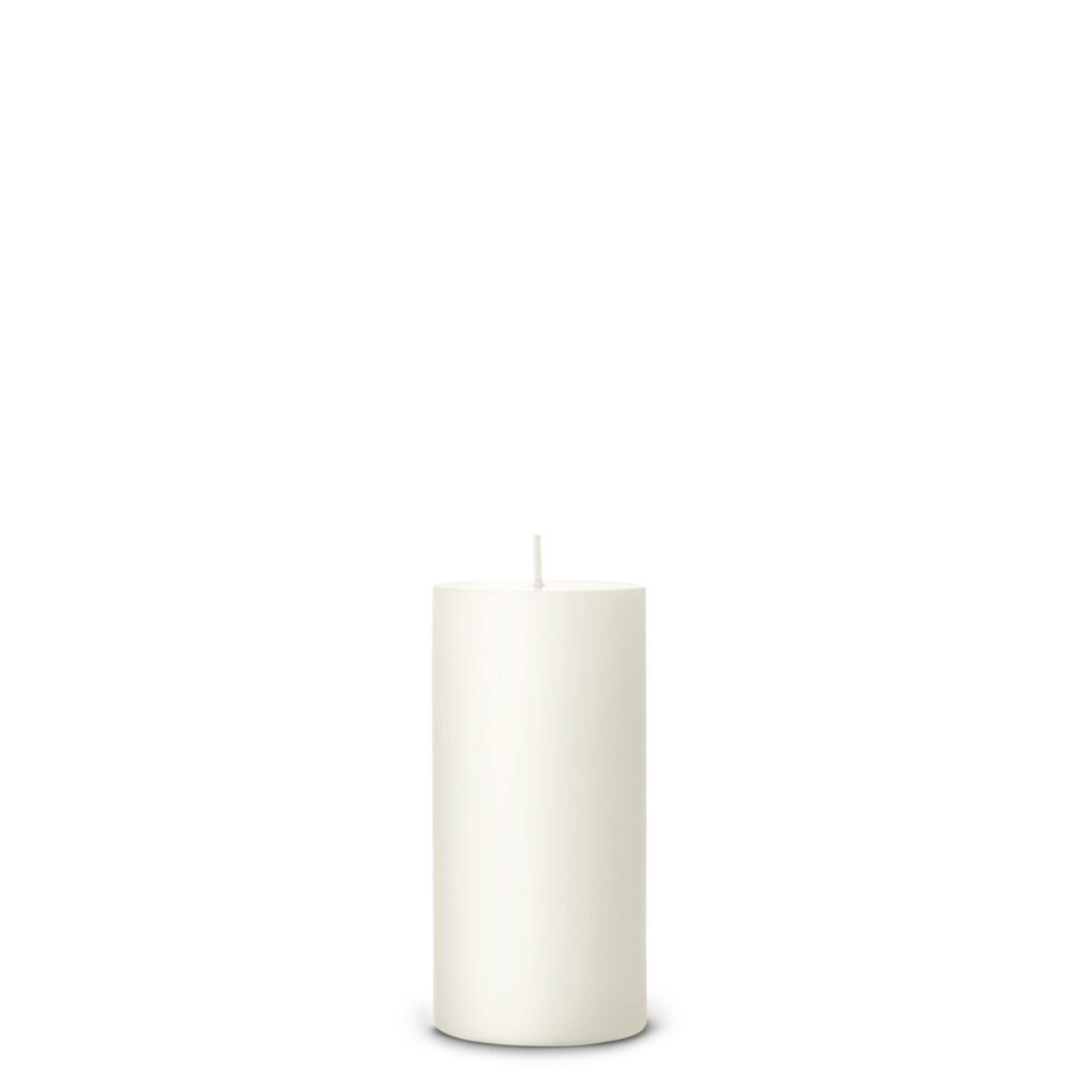 Silky pillar candle angle