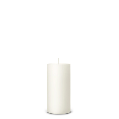 Silky pillar candle angle