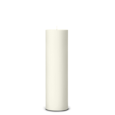 Silky pillar candle tall