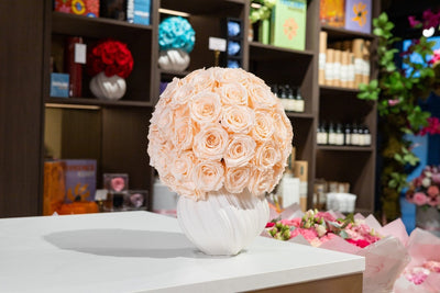 Preserved Rose Bowl lifestyle Daily Flowers Amsterdam
