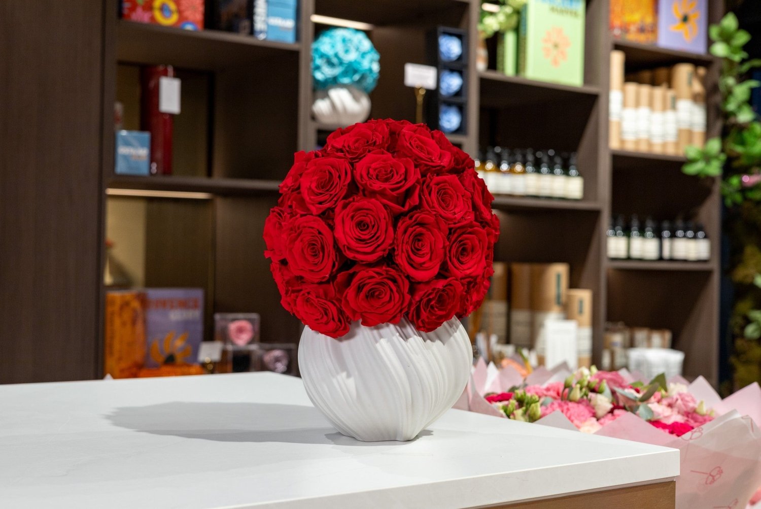 Preserved Rose Bowl luxury gift Daily Flowers Amsterdam