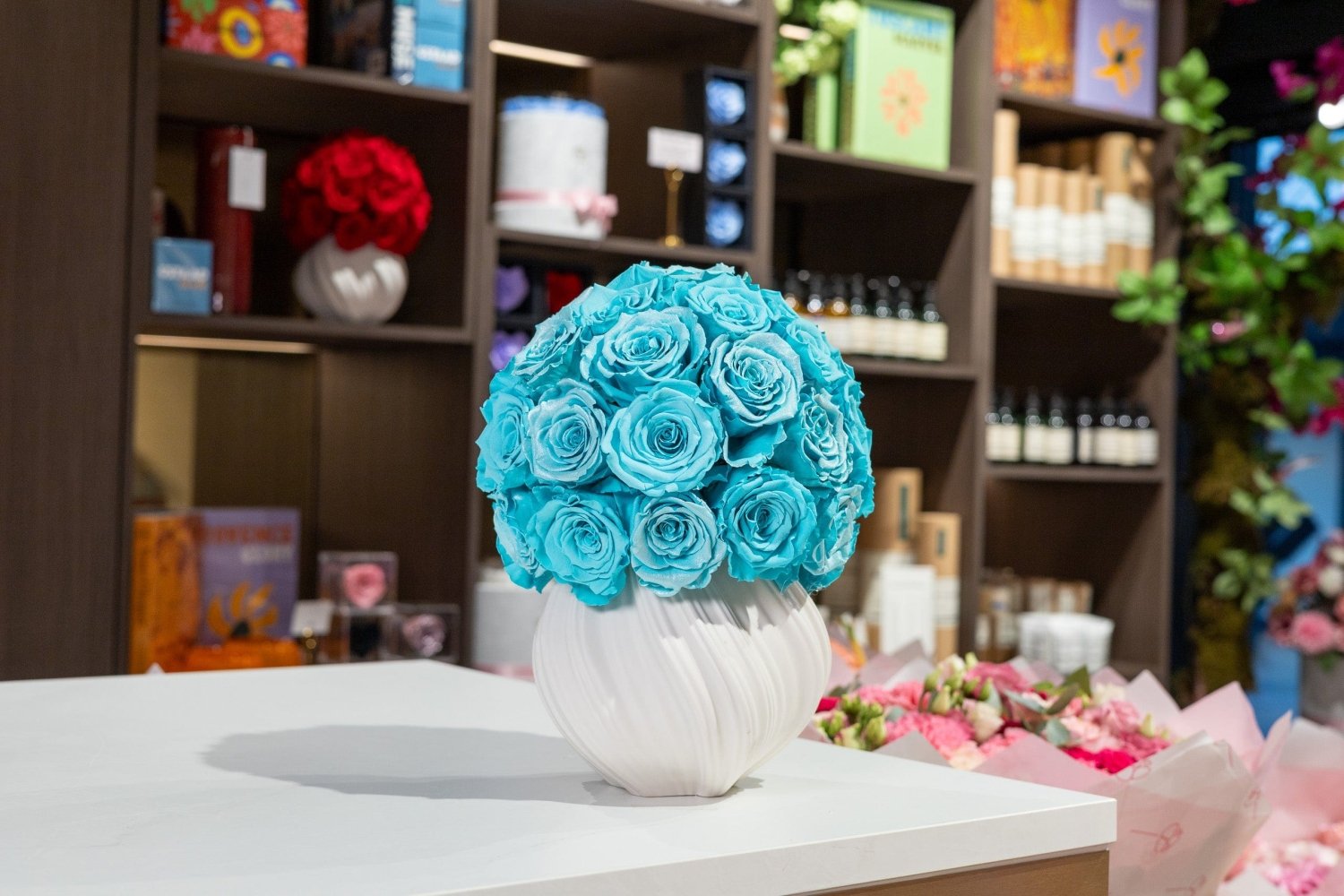 Preserved Rose Bowl arrangement Daily Flowers