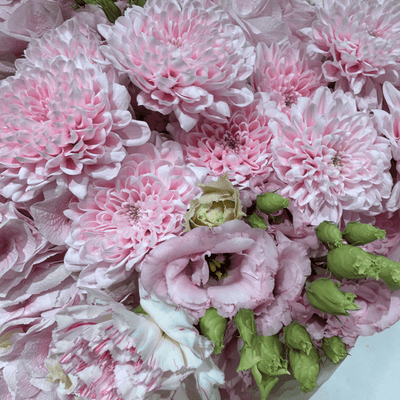 Pretty Pink Princess bouquet vase styling Daily Flowers