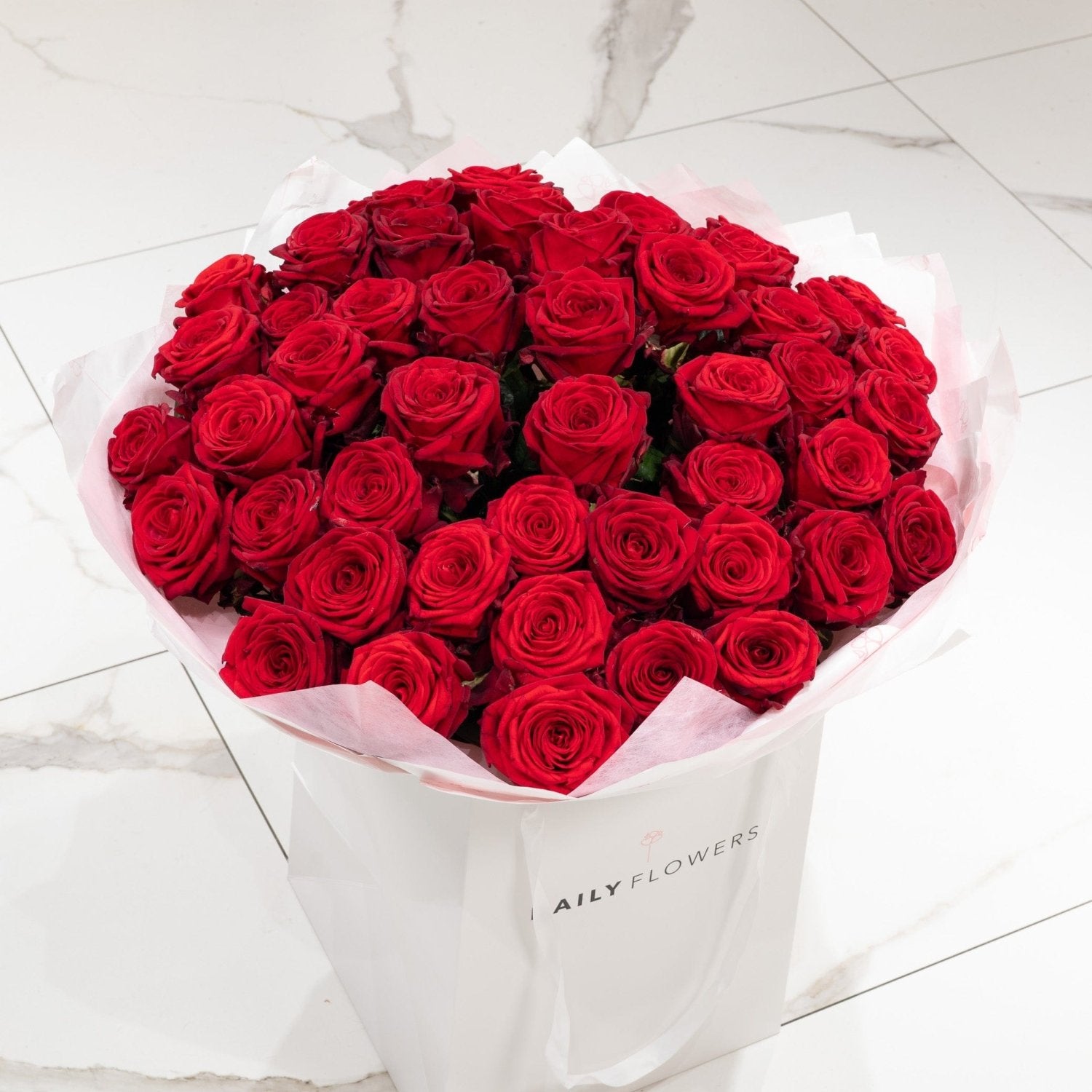 Red Roses bouquet by Daily Flowers