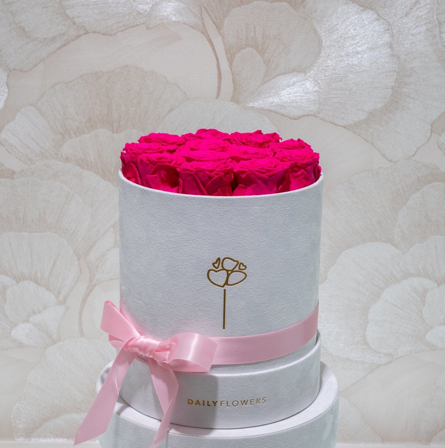Exclusive Box of Love preserved roses arrangement Daily Flowers