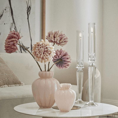Chignon flower vase dark