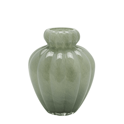 Chignon flower vase green