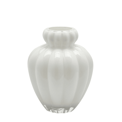 Chignon flower vase clear