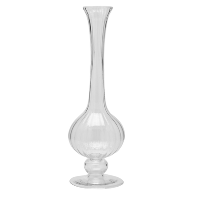 Clear Collolungo flower vase