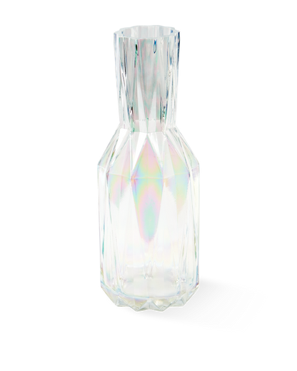 Glass luster vase - L