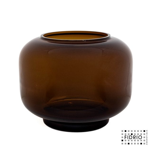 Brown Glamour flower vase