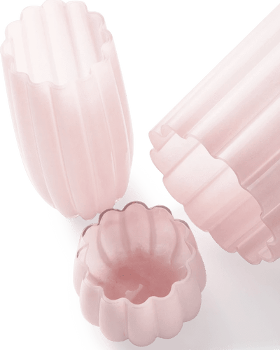 Melon pink vase large close-up