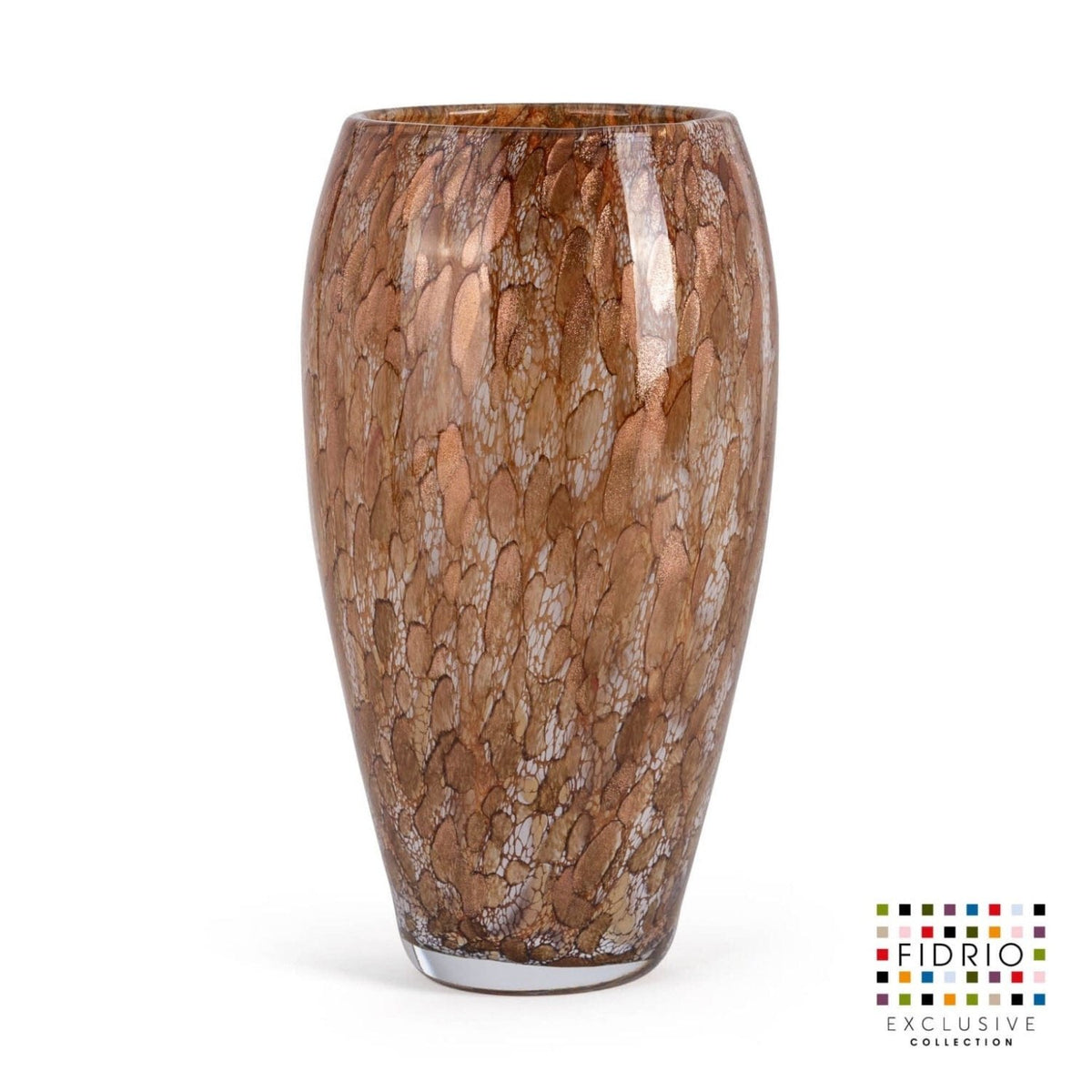 Oval gold flower vase Daily Flowers