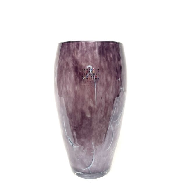 Mauve Purple Oval flower vase