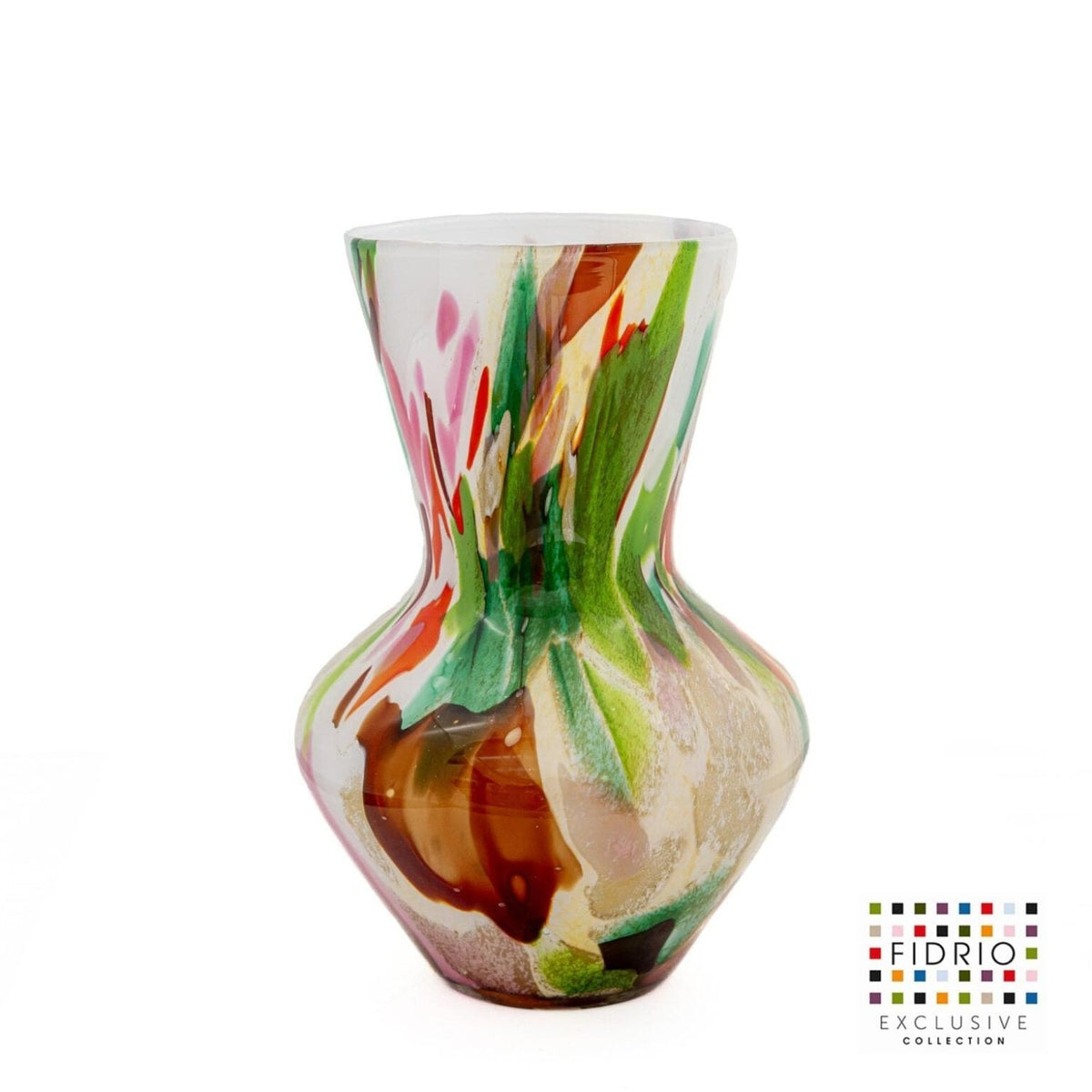 Mixed colours Parma large flower vase
