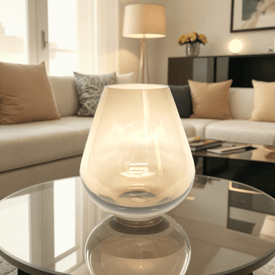 Vase pear, coffee, glass vase by Daily Flowers