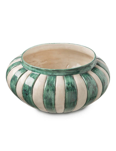 Vride verde large vase top view