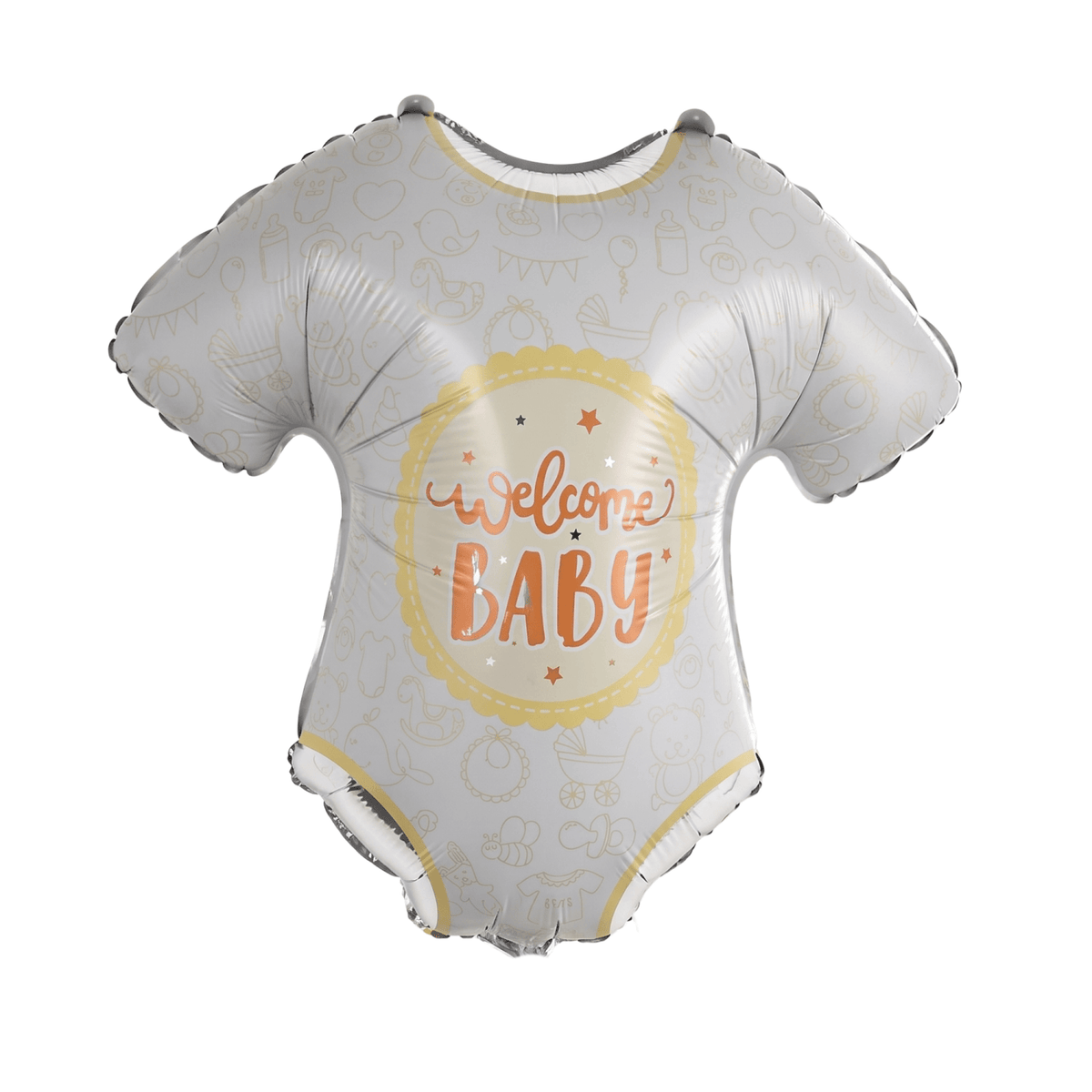 Welcome Baby Onesie, Helium Balloon at Daily Flowers